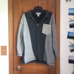 Spice of Life Sweaters - Oversized gray zip up sweater Spice of Life Sweaters - Oversized gray zip up sweater